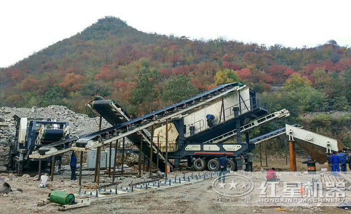 廣西砂石骨料生產線現場