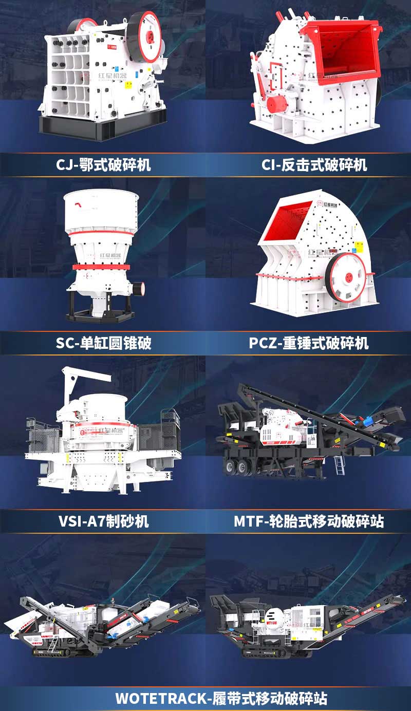 紅星展示砂石設備產品